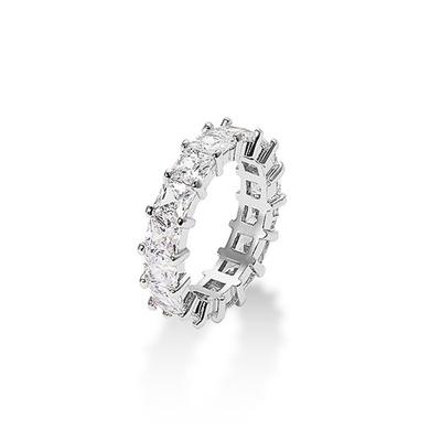 Square Prong Setting Ring Silver