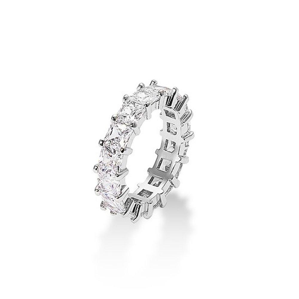 

Square prong setting ring silver No. 15 58mm