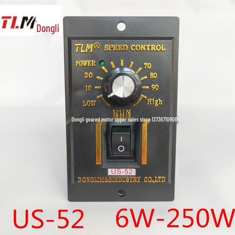 

TLM US-52 90W Single-Phase 220V Motor Speed Controller with Forward/Reverse Switch Power 6W