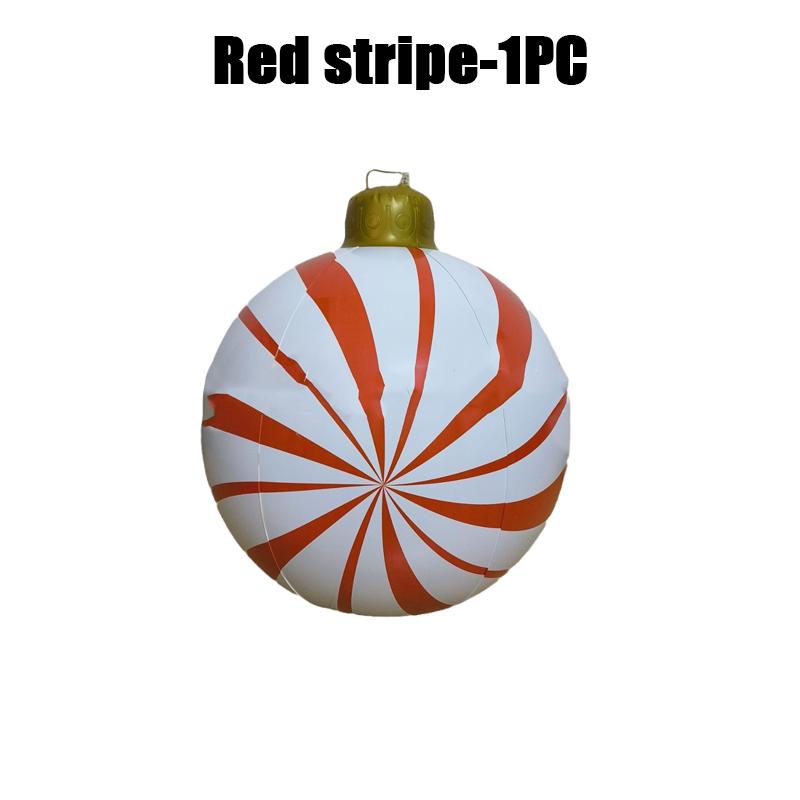 Giant Inflatable Christmas Balls PVC Large Xmas Tree Decorations Outdoor Holiday Yard Lawn Party Decor Balls