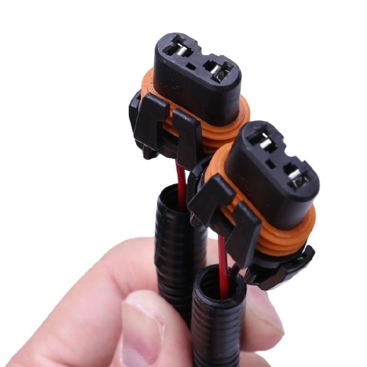 Headlight Wiring Replacement Assembly 5C3Z15A211BA for the Stated Vehicle Family, with Branched Wiring and Multiple Integrated Mounting Clips