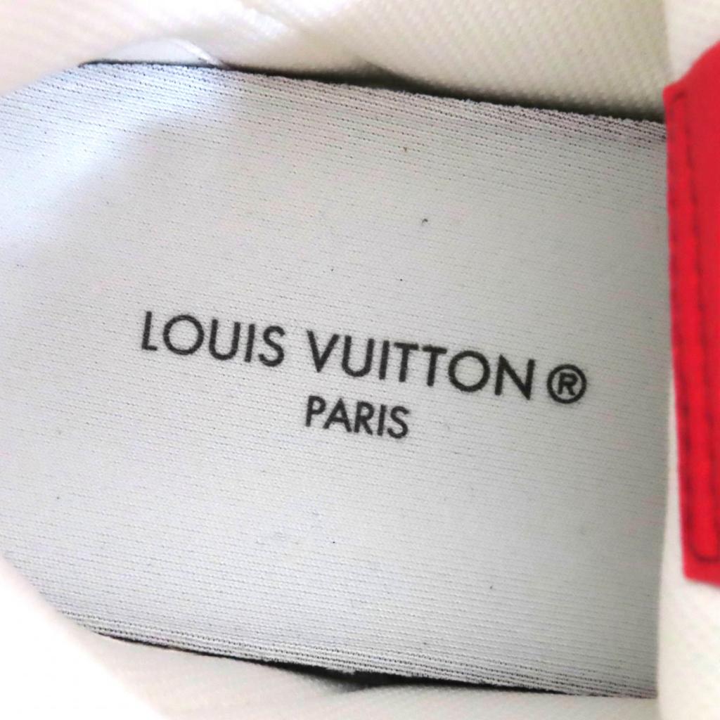 Pristine LOUIS VUITTON High cut sneakers Charlie line White red leather Women 36 Used