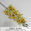 3pcs Cymbidium Orchid Flower Artificial Real Touch Phalaenopsis Flower for Wedding Home Decoration