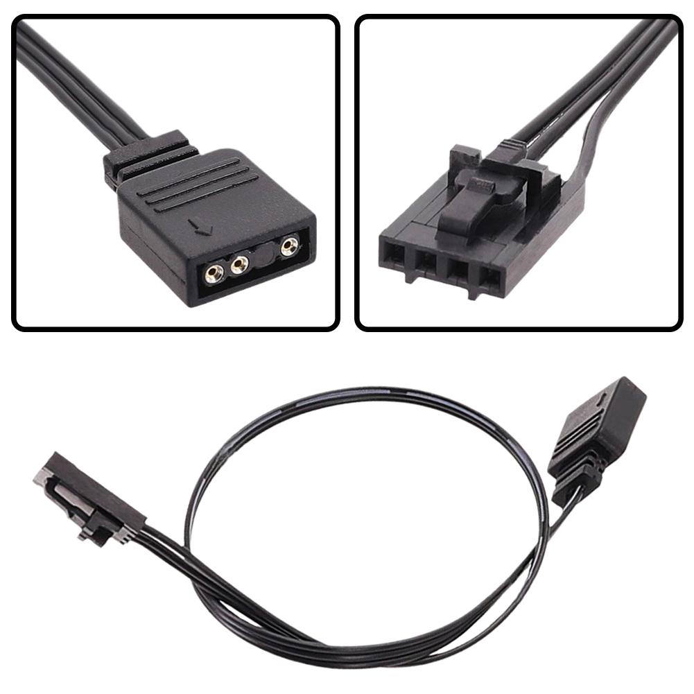 Adaptérový kabel pro Corsair RGB na standardní ARGB 4kolíkový lodní ICUE adaptérový konektor Pirate QL Cont B4V1