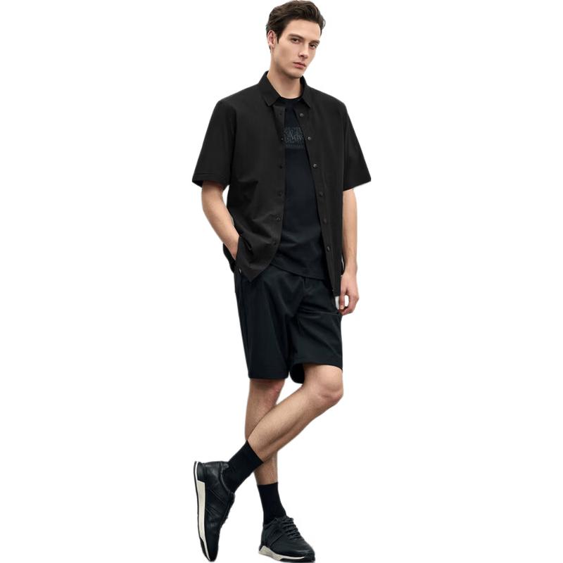EMZ Men s Lightweight Four-Way Stretch Short-Sleeved Shirt XL