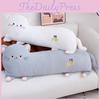 Plush Cartoon Cat Toy Stuffed Doll Sleeping Bed Headrest Decoration Gift Kids