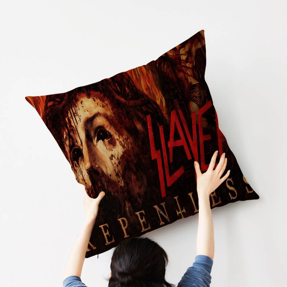 Band S-Slayer K-Kerry King 45*45cm Cushion Cover Pillow Cover Decor Pillowcase Home Pillowcase for Couch Pillow