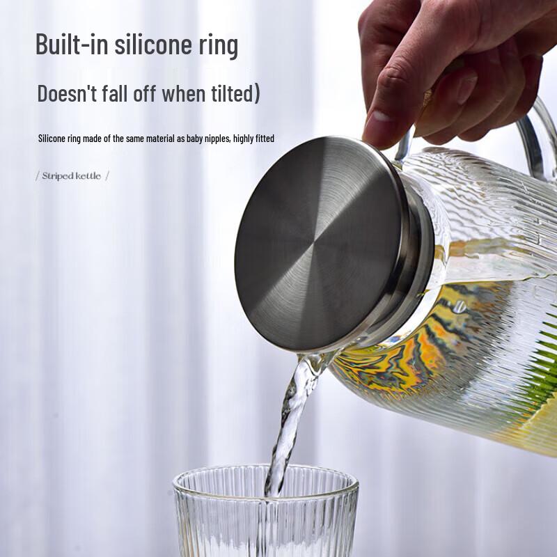 Lu Feng Lai 1.5L Nordic Glass Cold Water Kettle & Tea Set