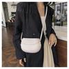 New Fashion Saddle Bag for Women Simple Style Faux Leather Shoulder Crossbody Purse Casual Commute Handbag