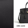 New lychee pattern first layer cowhide platinum bag genuine leather women's bag shoulder crossbody handbag