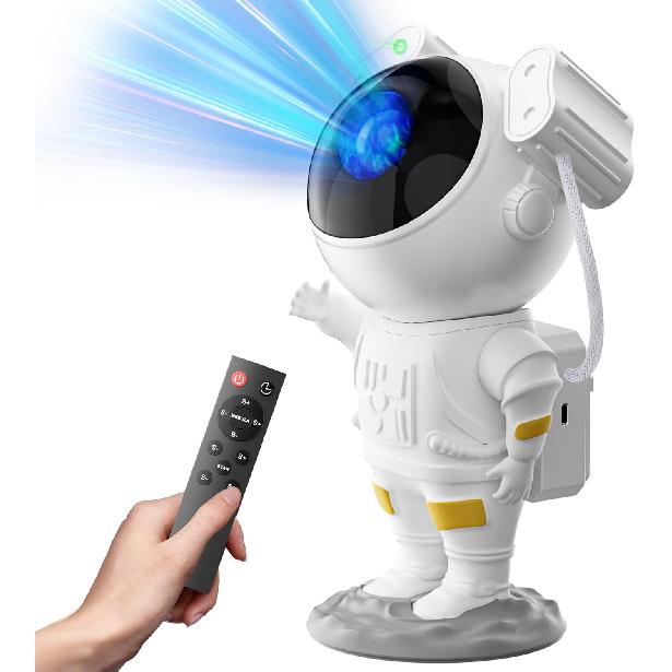 Astronaut Galaxy Projector for Bedroom, Star Projector Galaxy Light with Remote and Timer, Nebula Night Light Space Projector for Ceiling, LED Galaxy