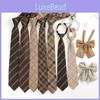Childrens Checkered Pattern Necktie With Retro Plaid For Casual School Wear