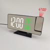 Korean Temperature and Humidity LED Multifunctional Digital Clock Student Creative Mirror Electronic Projection Alarm Clock