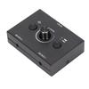 3.5mm Switcher 2 Input 1 Output Or 1 Input 2 Output Splitter Switcher Box with One Key Mute Button
