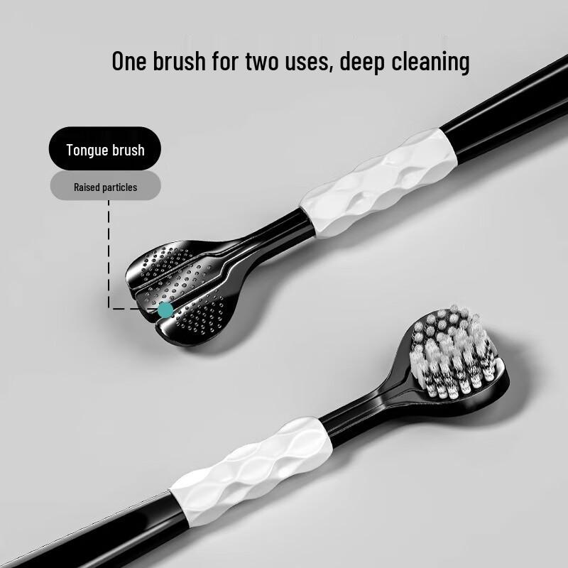 OWI Three-Sided Soft Bristle Adult Toothbrush
