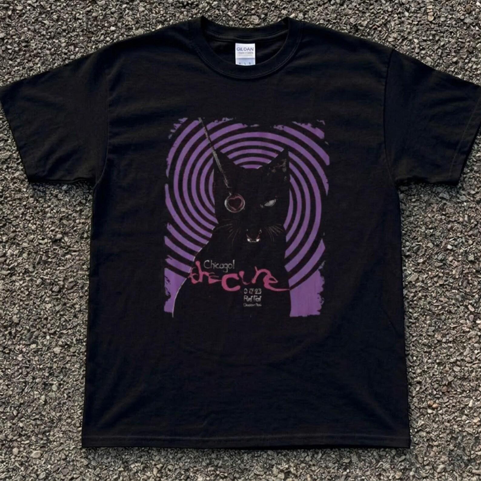 The Cure Chicago 93 Alt Band T-Shirt, Retro Cotton Tee XL