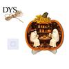 Durable Halloween Decorations Door Sign, Glowing Ghost Hanging Decor, Wooden LED Window Cool Patterned Ornaments Ornament for Party, Spooky