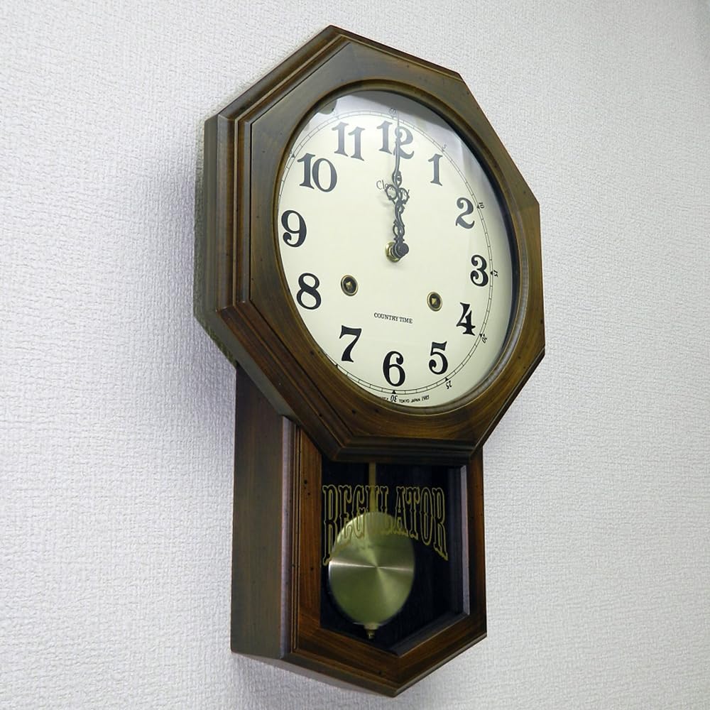 Santell Japanese Antique Pendulum Clock (Octagonal) QL624