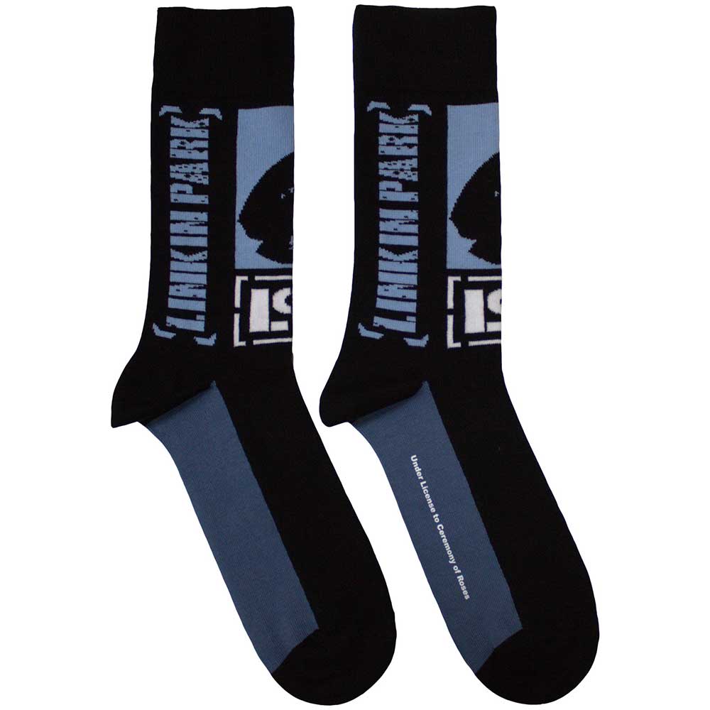 Calcetines agachados unisex para adultos de Linkin Park 7 UK-11 UK negro