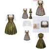 Bavarian Beer Festival Dress For Women With Polyester Fabric Halloween Costume For Stage Performance