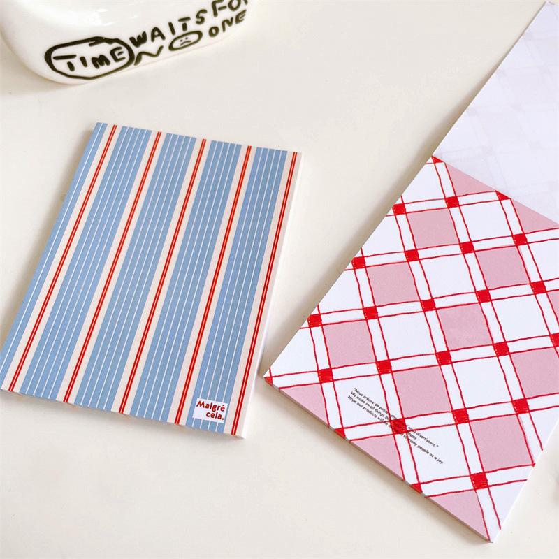 Office School Supplies Ins Same Korean Cherry Geometric Shape Message List Sticky Note Book Student Note Paper Kawai Stationery