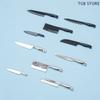 Toy New Kitchen Accessories Dollhouse Knife Rest Model Mini Knives Set Toys Dollhouse Cooking Utensils Dolls House