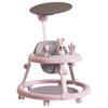 Multifunctional Baby Walker with Music, Lightweight & Foldable for 6-18 Months, Anti-Rollover Design