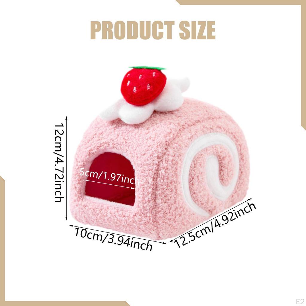 Hamsterbett Lebensraum Bequem Niedlich Süß Schlafnester Kleintiere Bettwäsche Haus für