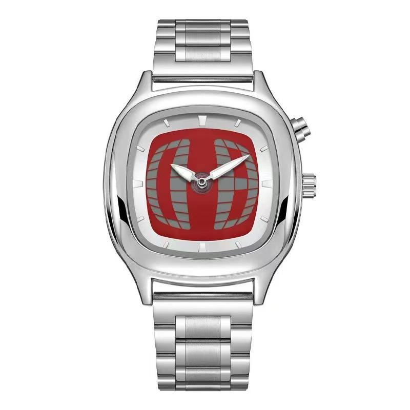 Millennium Technologie Voelt De Wind Trend Horloge Mannen En Vrouwen Vierkant Standaard Dynamische Wijzer