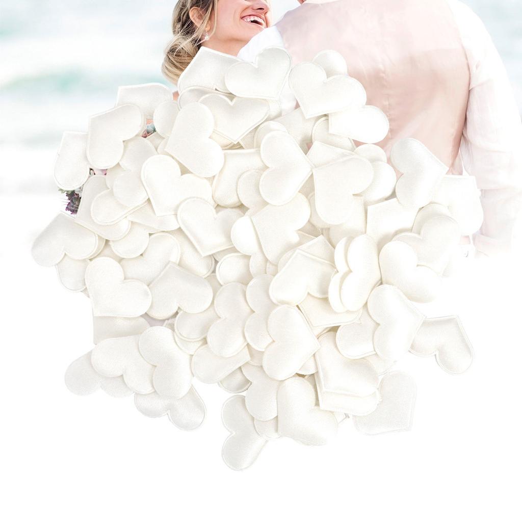 600Pcs Love Heart Artificial Petals Purple Foam Confetti Ideal for Wedding Reception Engagement Shower Table Centerpiece