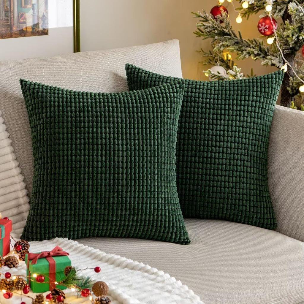Solid Color 40/45/50cm Throw Pillow CaseSoft Home Decorative Pillow Cover 45*45 Chair Car for Bedroom Sofa Cushion Cover Square