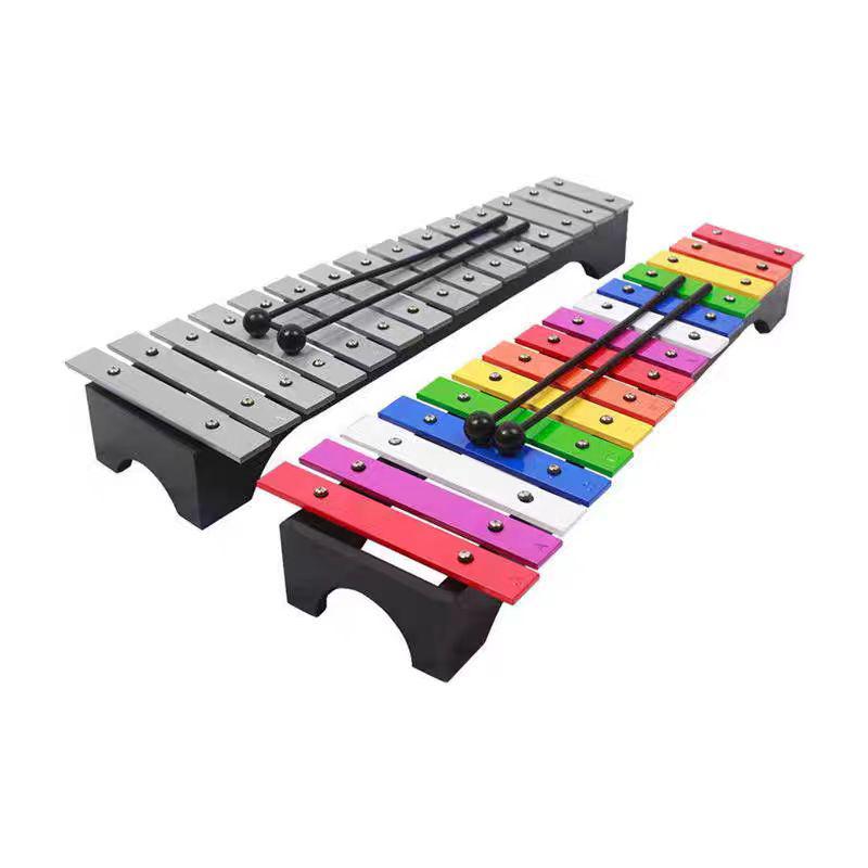 

15-Note Aluminum Hand-Knocked Piano for Children s Early Education Colorful