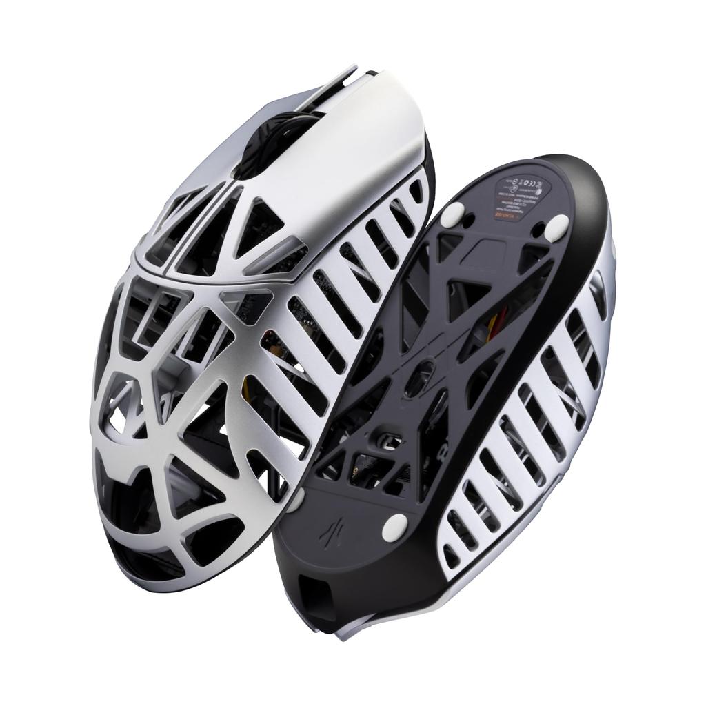 WLMOUSE Beast X Pro Wireless Gaming Mouse with Side Ambidextrous 8KHz Polling Magnesium Alloy Lightweight PAW3950HS Sensor Japanese Holes, Design,