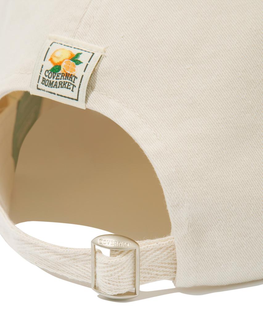 COVERNAT WOMAN Covernat X Bomarket Embroidered Point Ball Cap Ivory