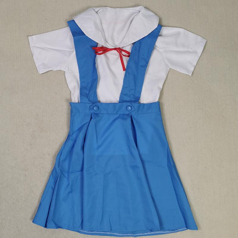 Ayanami Rei Cosplay Dress With Socks Asuka Langley Sohryu School Uniform Ayanami Rei Outfits  For Anime Comic Con Asuka Cosplay