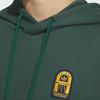 adidas Originals Men's Collegiate Badge Dark Green Fleece Hoodie JD3245