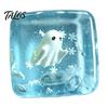 Anxiety Relief Ice Cube Toy Christmas Squeeze Toy, Stress Sensory for Halloween, Soft Clear Pinch