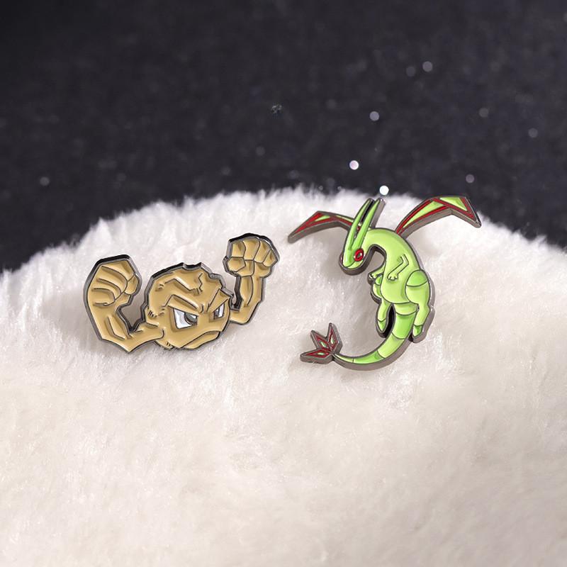 Charming Animal Shaped Alloy Brooch Unique Cartoon Character Pin For Pets And People