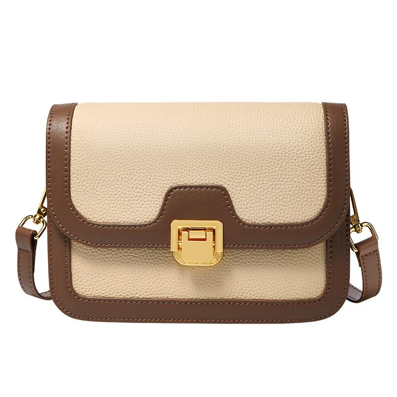 Mrs. Qiao Bag 2025 New Model Women's Bag Crossbody Bag Small Square Bag Genuine Leather Shoulder Bag Tofu Bag