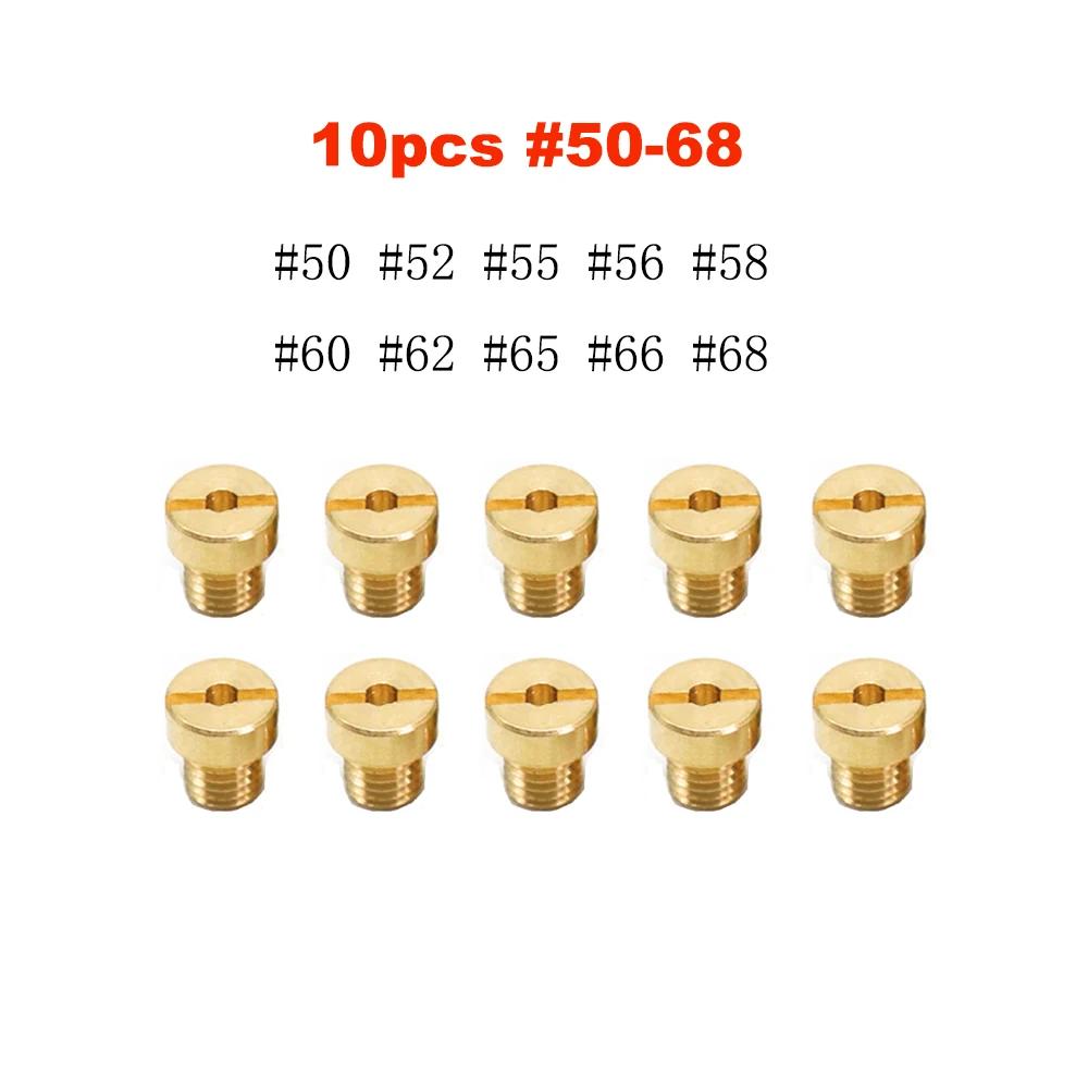 10pcs and 12pcs Main Jet M5 For Dellorto SHA SHB UA UB PHBG  VHB-CS VHBT-CS #30-135 PHBG CarburadorJet Kits Carburetor Gicleur