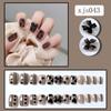 Square Head False Nail Full Cover Nail Tips Fashion French Fake Nails  Girl