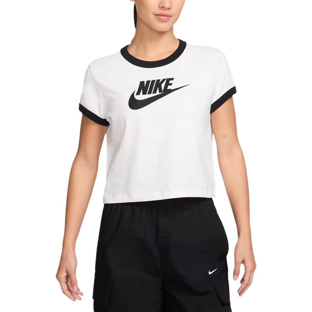Nike Sportswear Crew Neck Comfortable Short Sleeve T-Shirt Women Tops IF4073-100