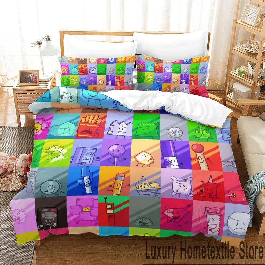 Set de așternuturi 3D Desen animat Jacknjellify pentru Băieți Fete Dimensiune Twin Queen King Huse de pilotă Fețe de pernă Paturi băieți Adult