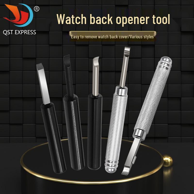 Aluminum Handle Watch Repair Pry Bar - Multi-Purpose Tool for Disassembly, Cover Opening, and Battery Replacement.