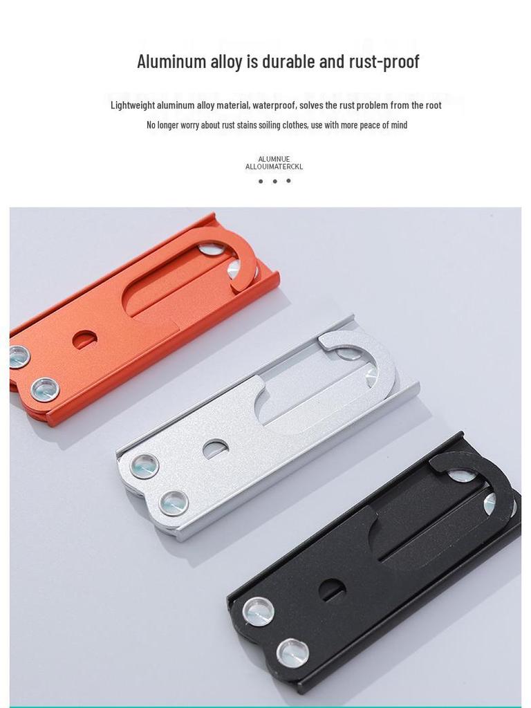 Portable Aluminum Multi-functional Non-slip Folding Travel Hanger