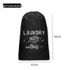Large Capacity Waterproof Drawstring Laundry Bag for Clothes and Quilts