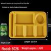Jijun Thick Melamine Divided Lunch Plate
