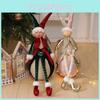 Christmas Elf Decor Plush Fabric Ornaments For Holiday Tree And Hotel Window Display