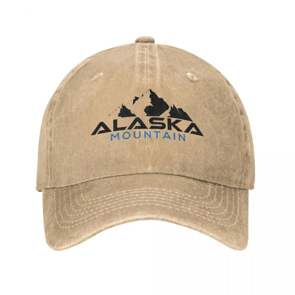 Berretto da Baseball Alaska Rocky Denim Montagne Colorado Unisex-Ragazzi Design Cappelli Hip Hop Casual Escursionismo Pesca Visiera Parasole Berretto Snapback