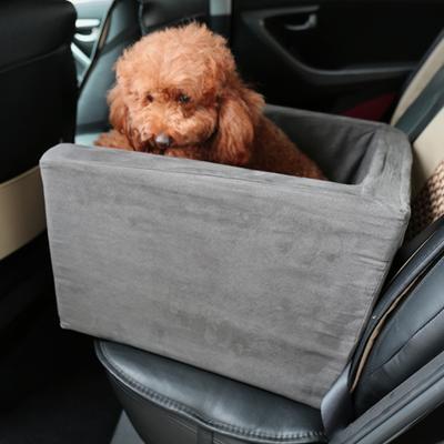 Zdejmowany i zmywalny fotelik samochodowy dla zwierząt domowych z pasami bezpieczeństwa dla psów i wózków